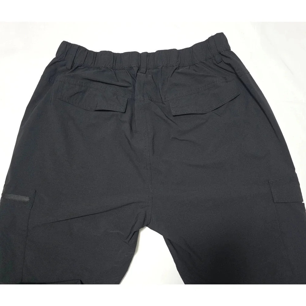 OUTDOORSPORTS Men’s Quick Dry Stretch Hiking Cargo Pants Black Size US XXL